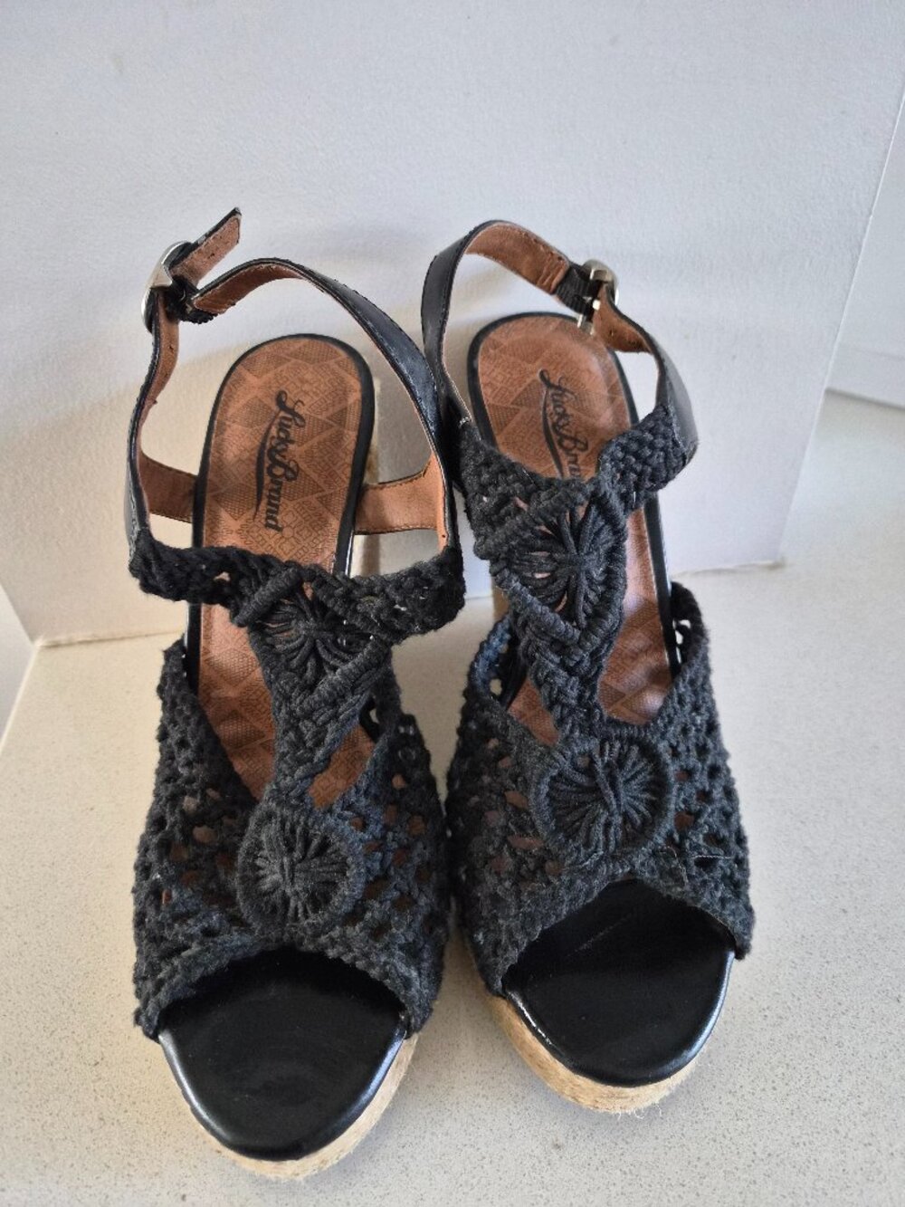 Lucky Brand wedge heels